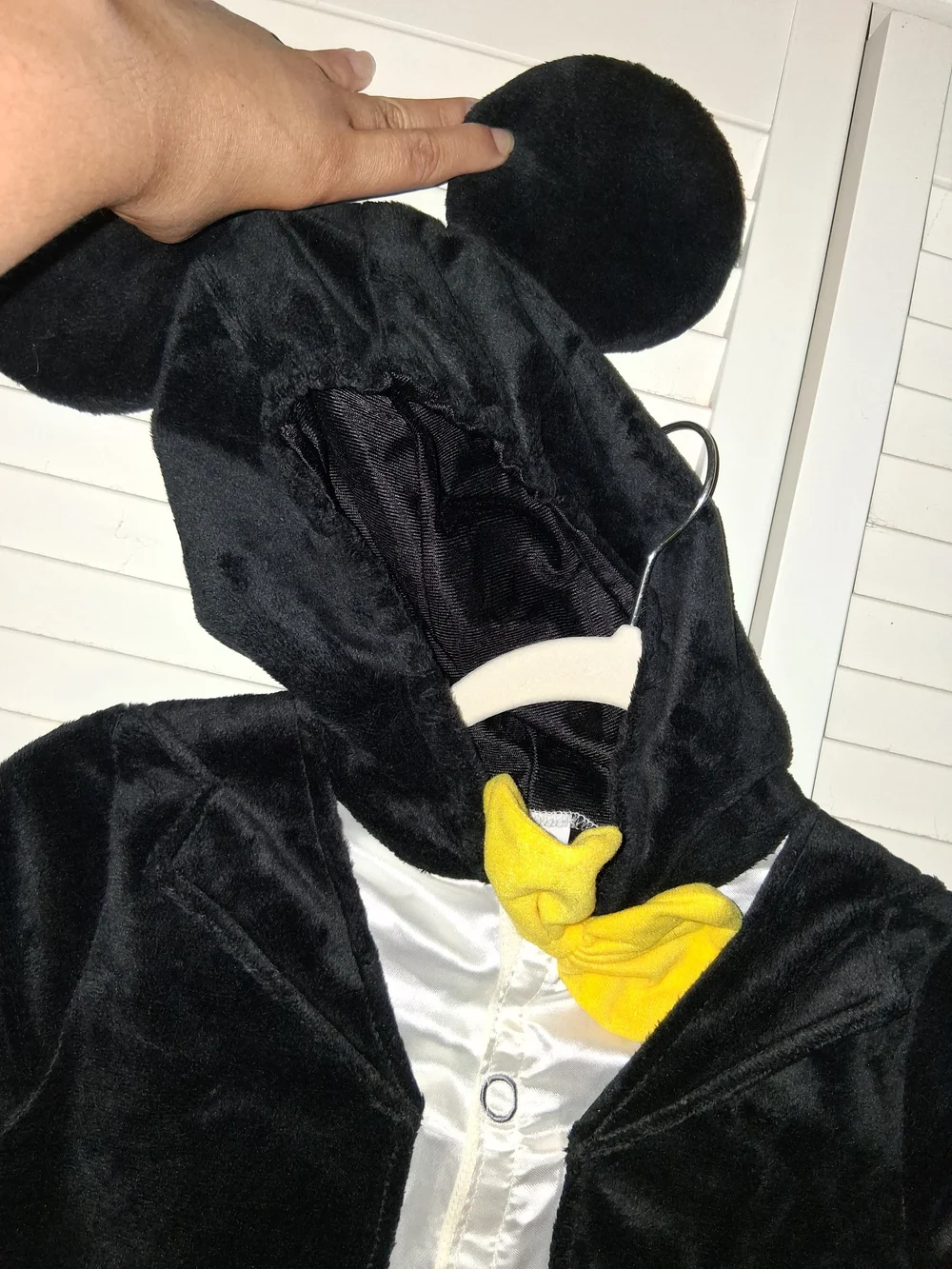 Authentic Disney Mickey Mouse Toddler Plush Tuxedo Halloween Costume Jumpsuit 3T